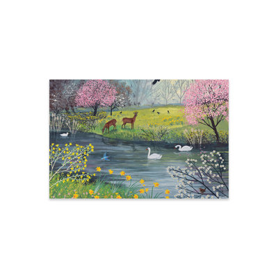 «By Spring River» par Jo Grundy, impression sans cadre