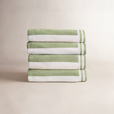 4-Piece Cotton Beach Towel Set
