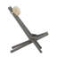 Chaise d'extérieur pliante Lashawn-2095246257