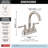 Two Handle Centerset Bathroom Faucet-125061989