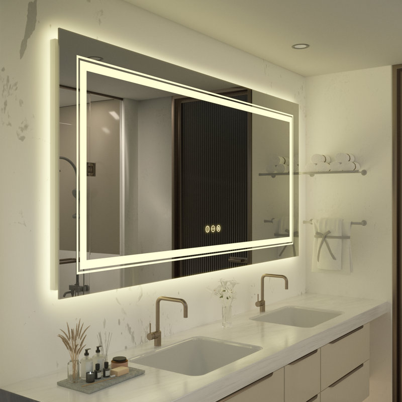 Miroir mural Kabron, 27,5 po x 55 po