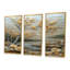 «Blossoming Birch By Silver River», ensemble d'art mural Birch-786124427-786124420
