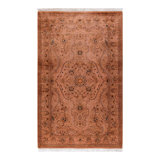 Fine Vibrance One-of-a-Kind 3'1" X 5' Hand Knotted Area Rug