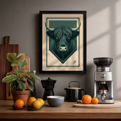 Highland Heraldry Modern - Framed Print