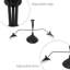 Luminaire suspendu géométrique 3 lumières simple Taro