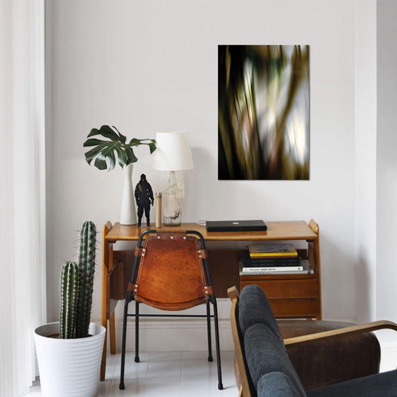 « organic iii », impression sur toile, H 12 po x l 8 po x P 0,75 po, Toile tendue, Pas de tapis