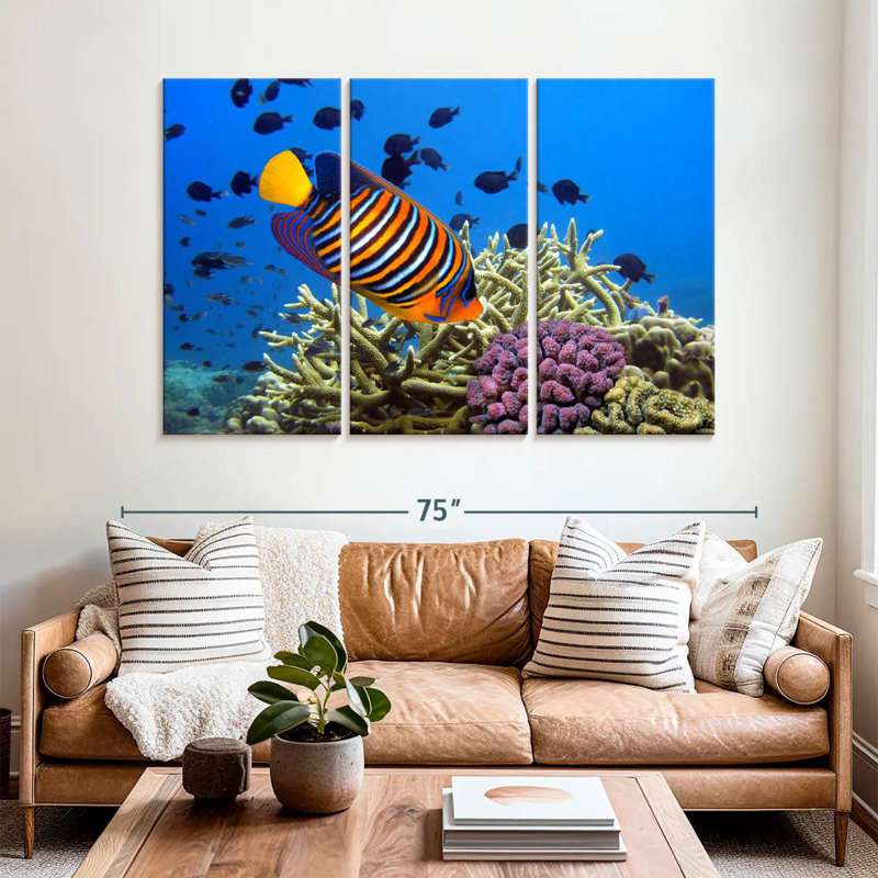 Brampt Royal Angelfish, 42" H x 65" W