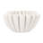 Pietra Marble Oval Ruffle Bowl