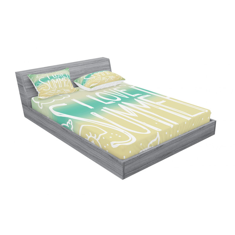 Microfiber Sheet Set, Full Sheet Set with Fitted Sheet