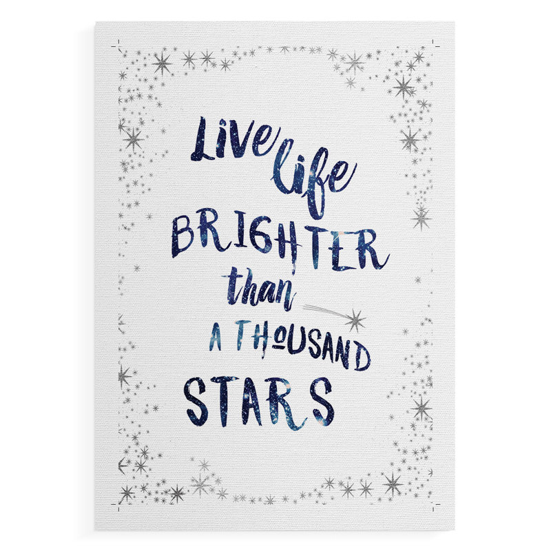 A Thousand Stars - Impression sur toile seulement - NON-CADRE, H 18 po x l 12 po