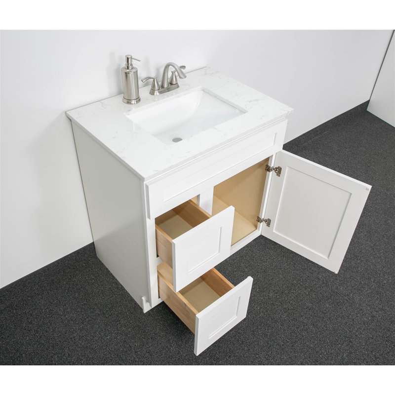 Base de meuble-lavabo 36 po seulement, Blanc