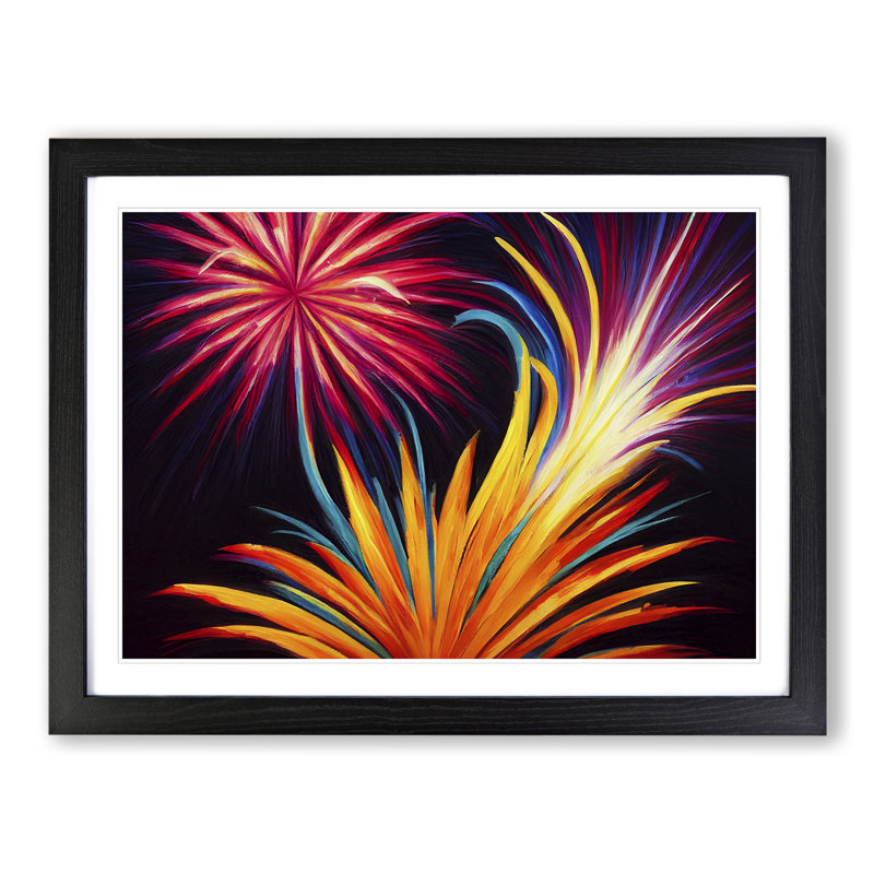 Great Fireworks - Print, Black, 46cm H x 64cm W