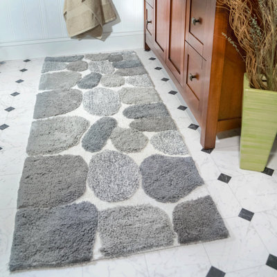 Creline Cotton Blend Bath Rug