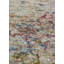 Tapis unique rose / gomme à bulles / sable 9 pi 2 po x 12 pi 2 po Erased One-of-a-Kind