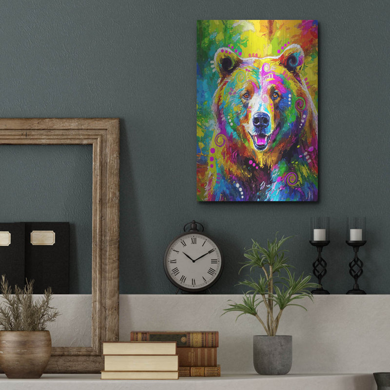 «The Majestic Grizzly» par Dean Russo, H 16 po x l 12 po