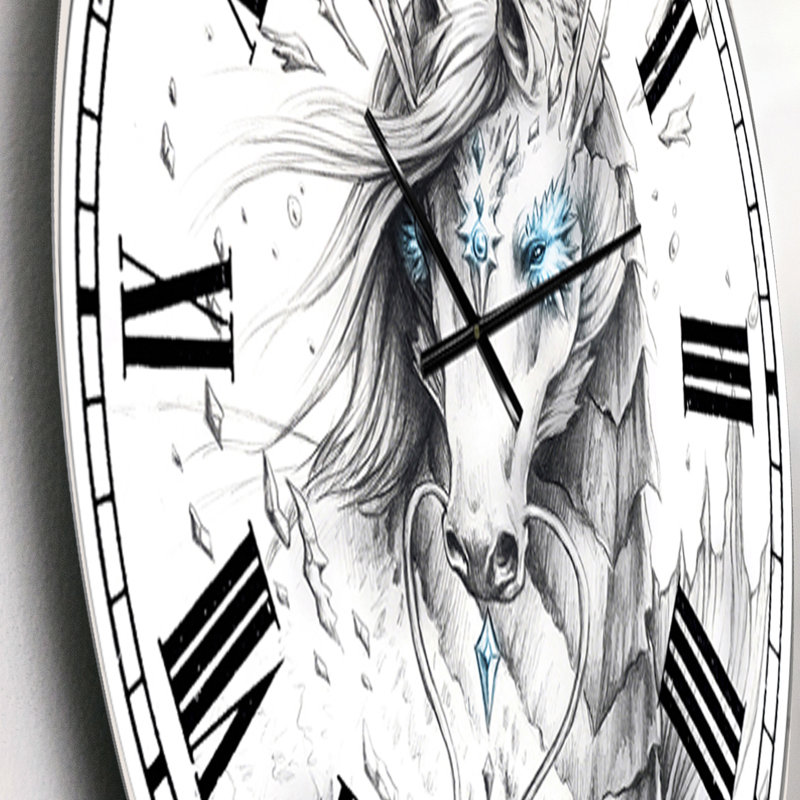 Horloge murale moderne surdimensionnée Sea Sea, Petit