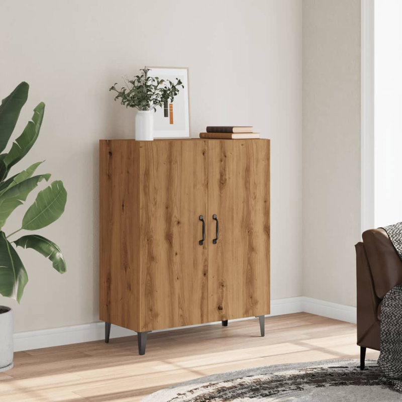 Sideboard Engineered Wood, Light Old Wood