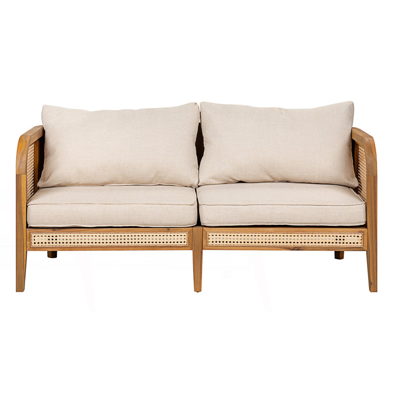 Outdoor Patio Cushioned Sofa