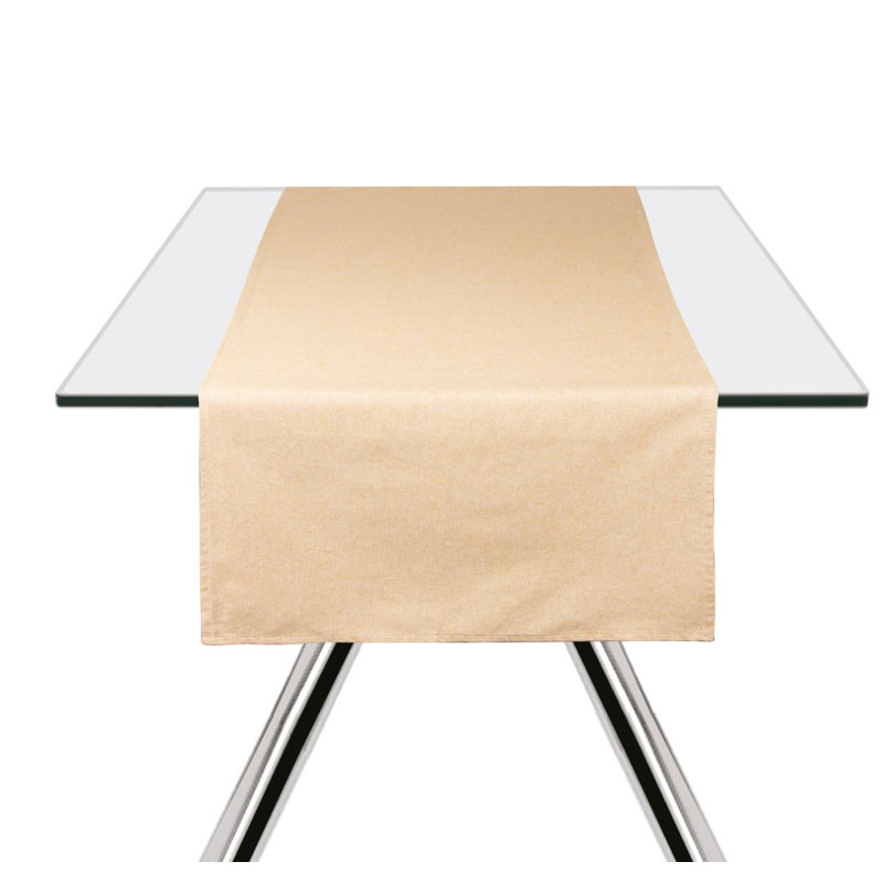 Excelsa table runner Pastel Color cotton 45x140 cm beige, Beige