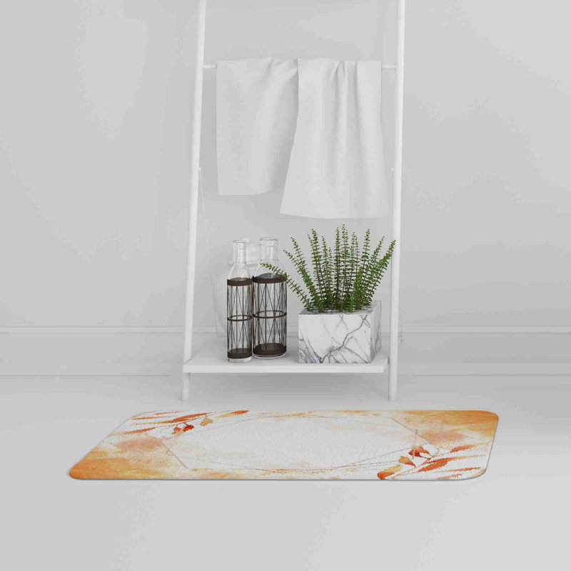 Masam Non-Slip Bath Rug, Botanical 3