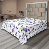 Ambesonne Vintage Top Flat Sheet Colorful Retro Floral Tiles