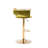 Ensemble de 2 tabourets de bar pivotants en velours noir (ensemble de 2)-1386445489-1397216875