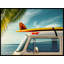Reproduction d'art de fourgon de plage - Art mural rétro de fourgon de surf - Affiche de toile de plage côtière - Œuvre d'aventure de voyage rétro - Palmier décor de scène océanique - Suspension murale Vibes d'été - Maison de plage moderne, reproduction d'art-86934341