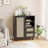 Rattan Buffet Cabinet with Drawers-1141160833