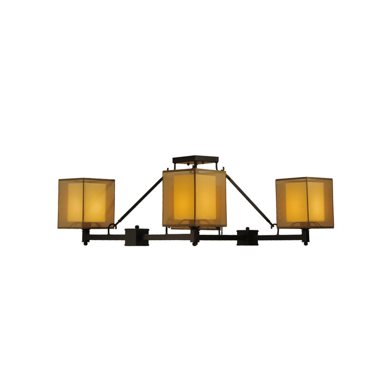 4 - Light Semi Flush Mount
