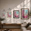 Bare Branch in Blossom Modern - Framed Print-1580562441-1580562550