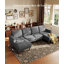 4 Seater Corduroy Sofa & Chaise-1306249386