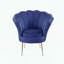 Fauteuil d'appoint Angelica Blue Velvet
