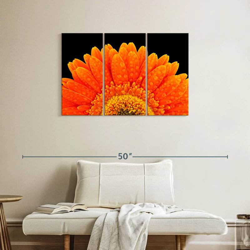 Harnek Gerbera Flower Dewdrops, 24" H x 38" W