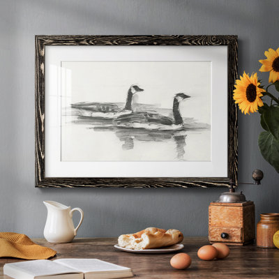 Geese Study I, reproduction d'art encadrée