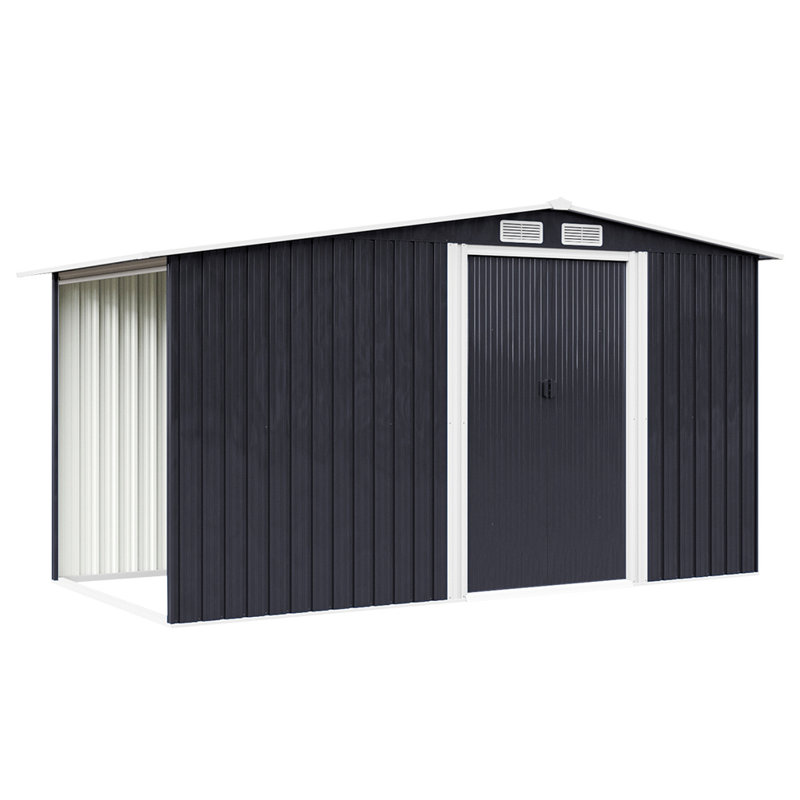 Aylynn 6 ft. W X 8 ft. D Metal Garage Shed