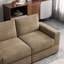 190Cm Cotton Square Arms Standard Sofa -751326833