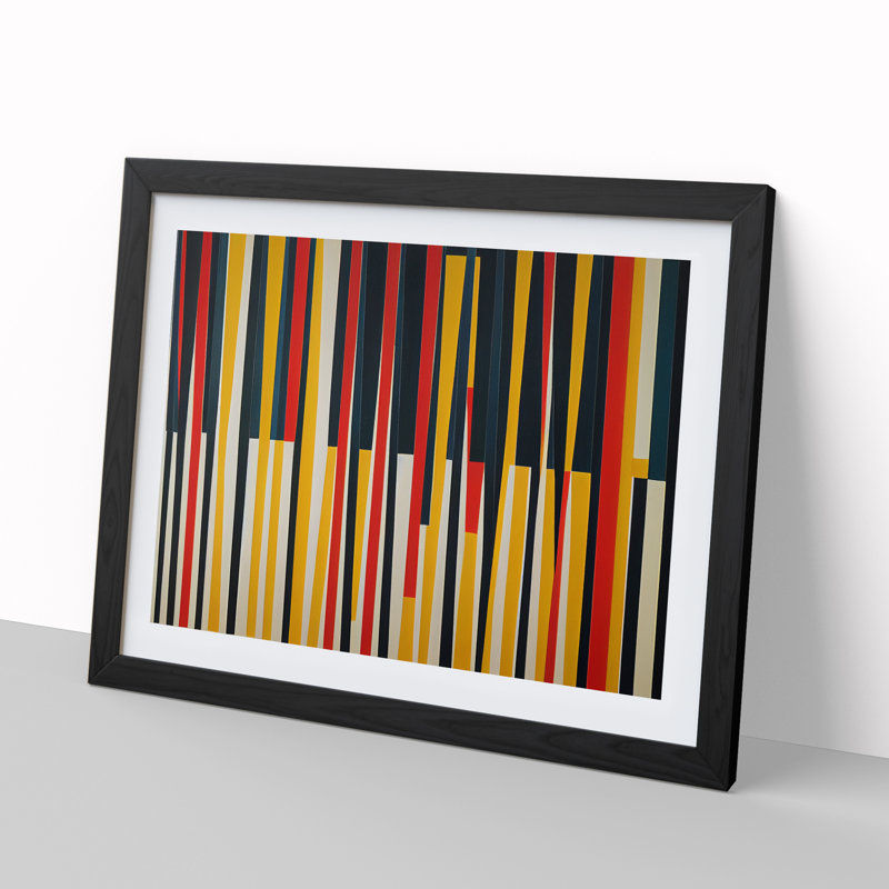 Evolving Abstract - Framed Print, Black, 34cm H x 46cm W x 2cm D