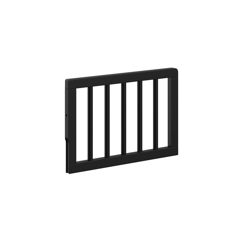 Barrière de lit pour tout-petit (chevilles), Noir