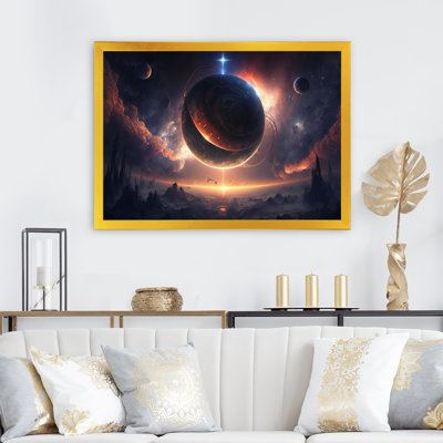 «Manya Deep Planet Eclipse I», reproduction sur toile