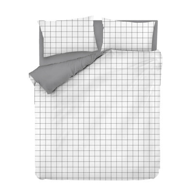 Cotton Plaid Duvet Cover