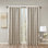 Jacquard Lined Total Blackout Rod Pocket/Back Tab Curtain Panel For Ultimate Privacy And Light Control