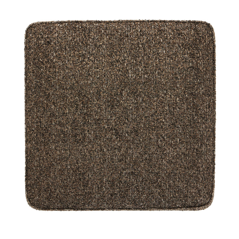 Sinclair Square Ottoman, 36", Barrow Taupe, Ivan Granite 60% Acrylic/33% Cotton/7% Polyester