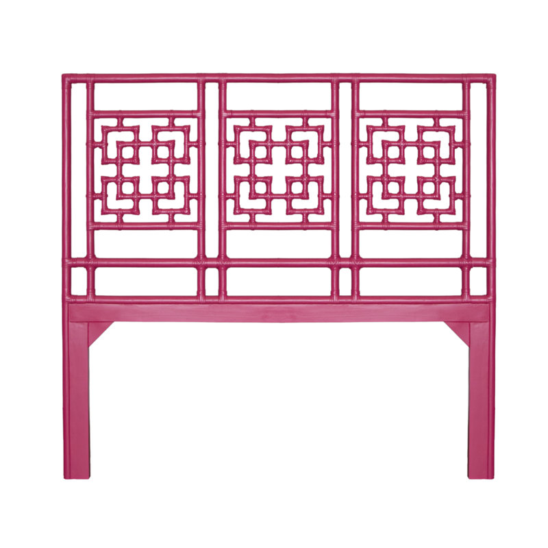 Palm Springs Low Profile Standard Bed, Queen, Hot Pink
