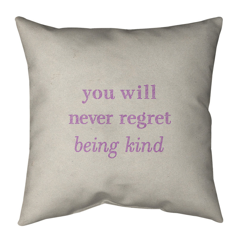 Coussin de sol, 28 po x 28 po, Blanc / violet