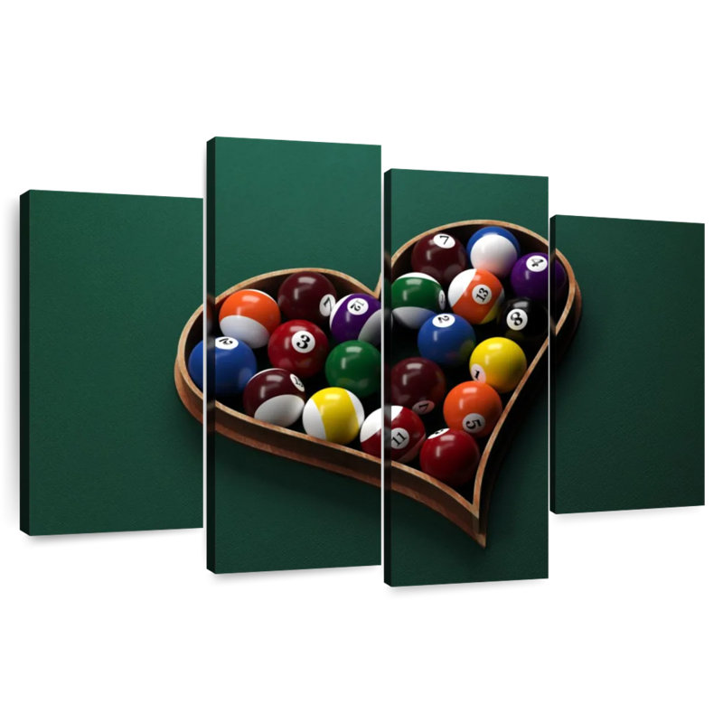 Support à cœur de billard Senne, H 22 po x l 36 po
