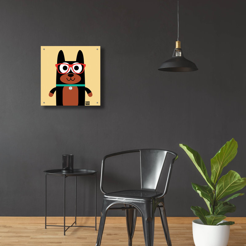 «Bow Wow Doberman» par Todd Art, H 24 po x l 24 po x P 0,2 po