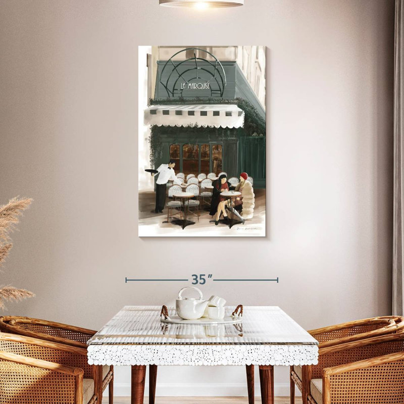 Lilie Paris Bistro, 45" H x 30" W