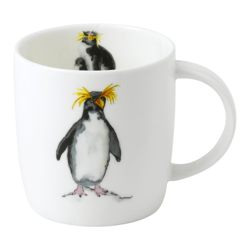 Grande tasse à café en porcelaine pingouin Dallon