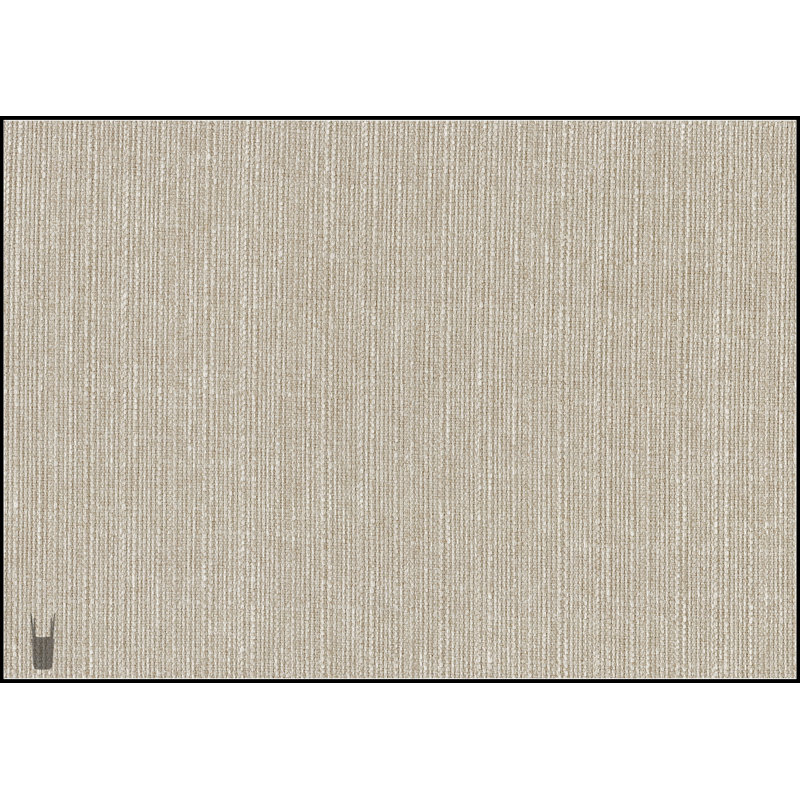 Ensemble de salle à manger 7 pièces Modern Design avec table et 6 chaises rembourrées en tissu, meubles en bois brun