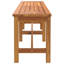 Menik Solid Wood Acacia Outdoor Bench-2088506383